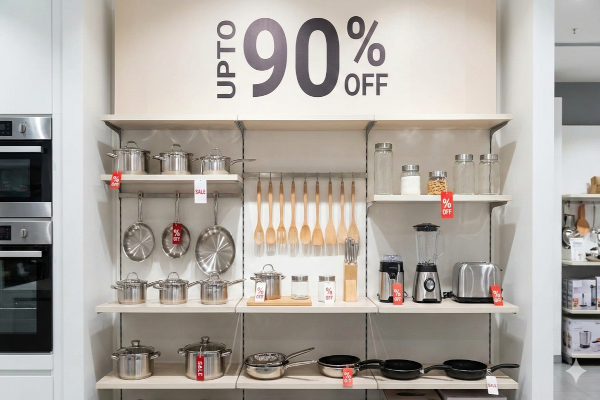 Kitchen and dining deals on cookware, utensils, appliances, and storage products with high discounts